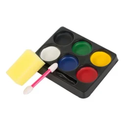 Face makeup devil kit för halloween makeup horn förklädnad><noscript><img width=