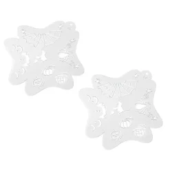 Face Painting Stencils for Kids Hollow Body Painting Templates for Halloween and Holiday Makeup 2 Pcs><noscript><img width=