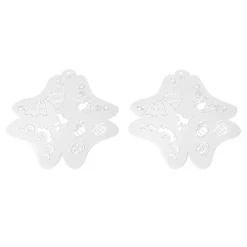 Face Painting Stencils for Kids Hollow Body Painting Templates for Halloween and Holiday Makeup 2 Pcs><noscript><img width=