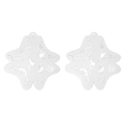 Face Painting Stencils for Kids Hollow Body Painting Templates for Halloween and Holiday Makeup 2 Pcs><noscript><img width=