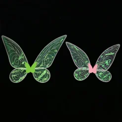 Fairy Elf Princess Angel Wings För Kvinnor Flickor Party Kostymer Yellow><noscript><img width=