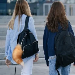 Falsk rävsvans, 40 cm djursvans, fluffig konstgjord päls svans, realistisk rävsvans, nyckelring, plånboksdekoration rävsvans, rollspel, gyllene><noscript><img width=