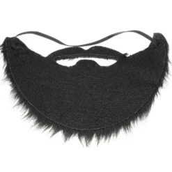 Falsk Svart Skägg Elastisk Halloween Fest Bal Rekvisita><noscript><img width=