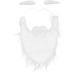 Falska mustaschskägg Justerbar elastisk rep Jultomtenskäggsset för jul> Tillbehör