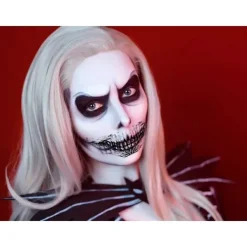 Falska tänder för Halloween - Realistiska avtagbara vampyrtänder><noscript><img width=