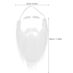 Falskt Skägg och Ögonbryn för Juldekoration 2 Set 28X22CM> Tillbehör