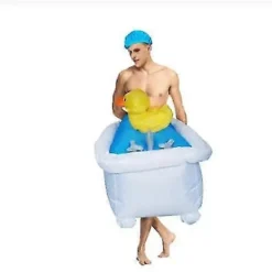 Fantastisk Cool Badkar Uppblåsbar Kostym kompatibel för Vuxen Rolig Cosplay Kostymer Kvinnor Män Festföreställning Kläder Dräkt> Dräkter