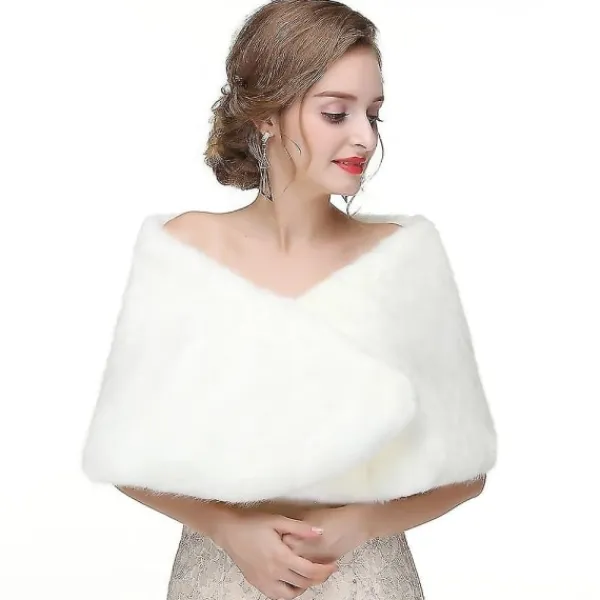 EDO MART Fantastisk Gatsby Vintage 1920-tals Cosplay Party Sjal Vit> Dräkter