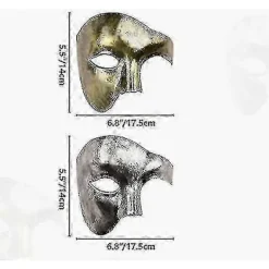 Fantomen på Operan Vintage Mask för Teaterdräkt><noscript><img width=