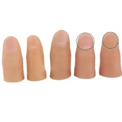 Fejk tumme 5st Finger Magic Trick Fejk Mjuk Tummspets Närbild Scenshow Prop Prank Leksak S><noscript><img width=