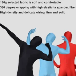 Festdräkt Invisible Morph Suit Vuxen Herr Dam Full 180CM><noscript><img width=