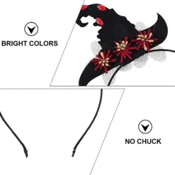 BraVärde Festival Hårband Halloween Kostym Tillbehör 13x12cm Dekorativ Halloweenfest 1-pack-lingling} 13x12cm><noscript><img width=