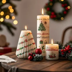 INF Festliga Jul Ljus Tattoo Dekaler - 9 Ark Set><noscript><img width=