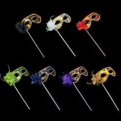 Festmasker Venetiansk maskerad BLÅ><noscript><img width=