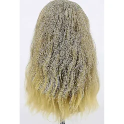 Fet Thor-peruk med skägg Herrar Lång Lockig Askblond><noscript><img width=