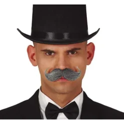 Fiestas Guirca Enkel Mustasch One Size Grå One Size> Tillbehör