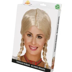 Fiestas Guirca Flätad Peruk One Size Blond One Size> Peruker