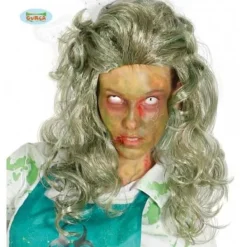 Fiestas Guirca peruk Zombie damer syntetisk grå one-size> Peruker