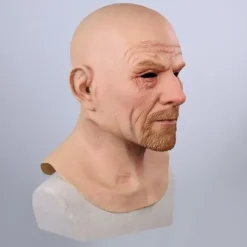 Fashion Hitch Film Kändis Latex Mask Breaking Bad Professor Mr. Vit Realistisk Dräkt> Masker