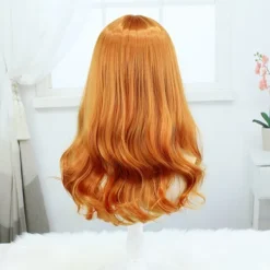 Filmen Scooby Daphne Cosplay Peruker Naturliga För Halloweenfest><noscript><img width=