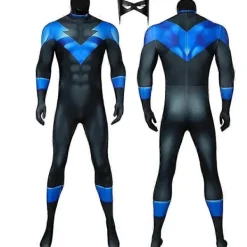 Filmtrogen Batman Red Hood Nightwing Cosplay Kostym Kroppsdräkt Superhjälte M> Dräkter