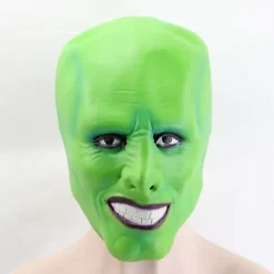Bluedio Film&tv Masken Jim Carrey Cosplay Set Unisex vuxen Gul kostym Uniform Outfits Halloween Carnival Dress Up Party L> Masker