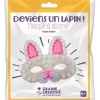 GRAINE CREATIVE Filtmasksats att dekorera - Kanin> Masker