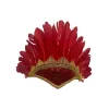 Fjäder Huvudbonad Headpiece RÖD RÖD Red> Huvudbonader