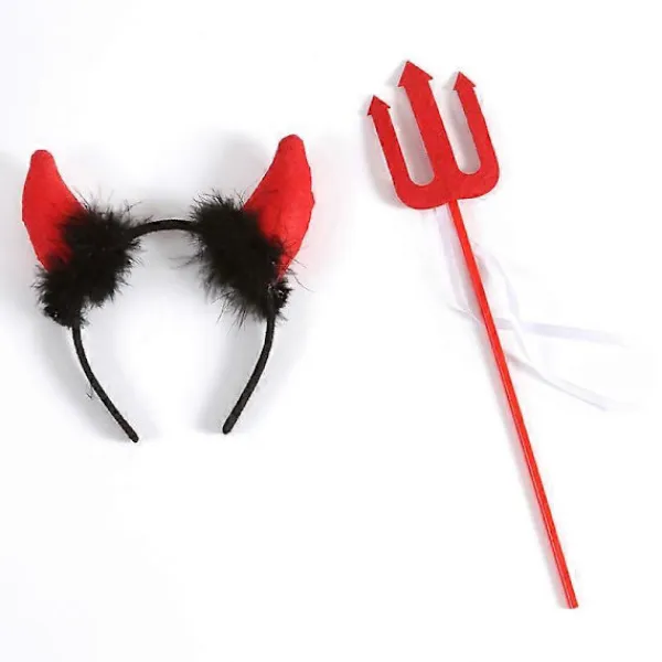 unbranded Fjädrade Djävulsvingar Halloween Kostym Cosplay> Tillbehör