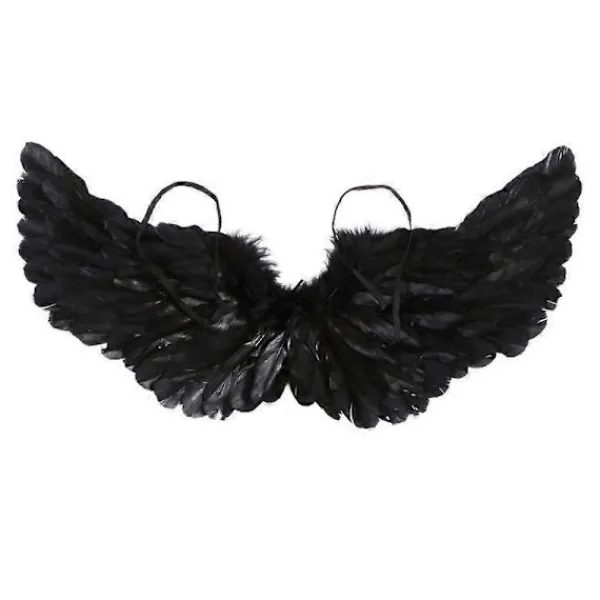unbranded Fjädrade Djävulsvingar Halloween Kostym Cosplay> Tillbehör