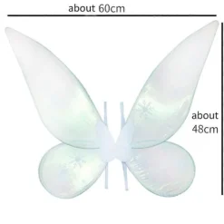 FMYSJ Fjärilsvingar Ängel Alvvingar Barn Flickors Festivalfest Rollspel Rekvisita (FMY)><noscript><img width=