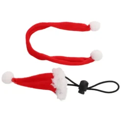 Flanell Justerbar Husdjur Hatt Halsduk Set Juldräkt för Hamstrar Ödlor Marsvin><noscript><img width=