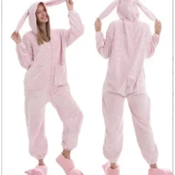 Flanellpyjamas, förtjockade för både män och kvinnor, barnsliga djur, ekorrar, tecknade jumpsuit-pyjamas, hemmakläder, Stitch-fladdermöss 140cm | Fyndiq> Dräkter