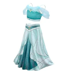 Flicka Aladdin Jasmine Prinsessa Kostym Maskeradkläder><noscript><img width=