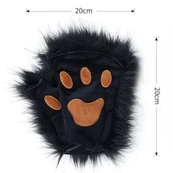 Fluffigt Rävöron Pannband & Svans Set för Cosplay Kostym [JUN]><noscript><img width=