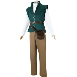 Flynn Rider Trassel Rapunzel Karneval Maskerad Cosplay Kostym Prinsessa Vuxen Endast Peruk One Size><noscript><img width=