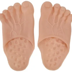 NeunWolken Fotslippers, cosplay hulk tofflor Halloween, enorma fötter kostym maskerad rekvisita, brun 36-42 yards> Tillbehör