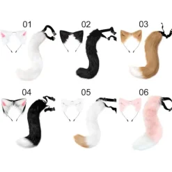 Fox Cosplay Rävstjärt Tyg 03 03 03> Tillbehör