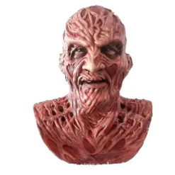 LEIGELE Freddy Krueger Latex Mask Karneval Halloween Realistisk Vuxenfest Läskig Cosplay Prop (LGL)> Masker