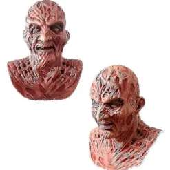 LEIGELE Freddy Krueger Latex Mask Karneval Halloween Realistisk Vuxenfest Läskig Cosplay Prop (LGL)><noscript><img width=