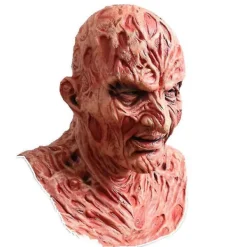 Freddy Krueger Latex Mask Karneval Halloween Realistisk Vuxen Fest Läskig Cosplay Prop><noscript><img width=