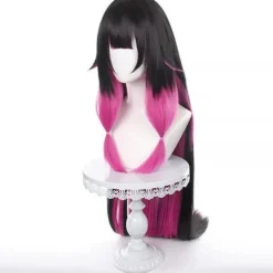 Färgad lager Columbina Damselette Genshin Impact Cosplay peruk för kvinnor och flickor> Peruker
