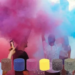 Färgglad Effekt Rök Tub Flaska Studio Piller Brinnande Rök Tårta Bil Fotografering Leksak Fest Halloween Rekvisita Rök Tårta Tillverkare Yanlieso><noscript><img width=