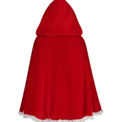 Färgglad Hus Sammet Rödluvan Sammet Cape Halloween Jul Cosplay Party Fancy Cape 23.62''><noscript><img width=
