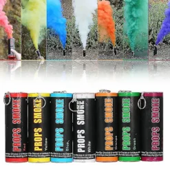 FMYSJ Färgglad Rökeffekt Show Rökfotografi Rekvisita Dragringstyp Färgad Rökrörsbomb Film Special (FMY)><noscript><img width=