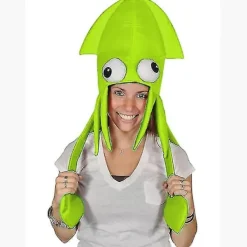 Färgglad Sammet Bläckfisk Hatt Dansuppträdande Rekvisita Under Havet Grattis på Födelsedagen Bläckfiskhattar D><noscript><img width=