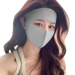 Full Face Solskyddsslöja för Kvinnor, UV-skydd och Skugga för Sommaren яя H8M5> Masker