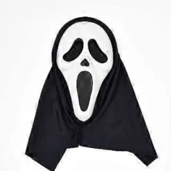 Fun World Ghost Face Blodig Bling Maskerdräkt, Läskig Halloween Kostymrekvisita Spökmask, Skräck Cosplay Tillbehör för Vuxna och Barn> Masker