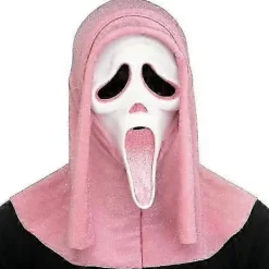 FMYSJ Fun World Ghost Face loody ling Maskeraddräkt, Läskig Halloween-kostymrekvisita Spökmask, Skräck Cosplay-accessoar för vuxna och arn (FMY)> Masker