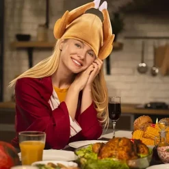 FMYSJ Funky Kalkonben Kockhatt för Thanksgiving & Jul - Polyester, Perfekt för Julbord & Fotorekvisita (FMY)><noscript><img width=